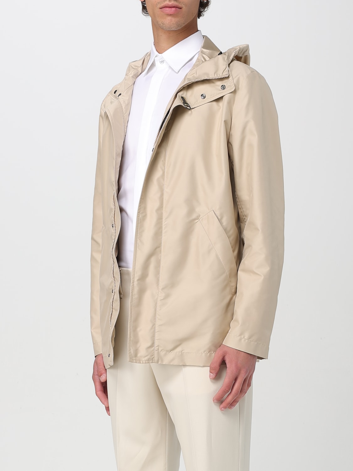 FAY 코트: 재킷 남성 Fay, 베이지 - Img 3