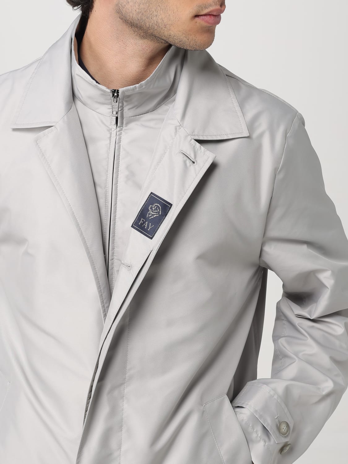 FAY JACKET: Jacket men Fay, Brick Red - Img 4