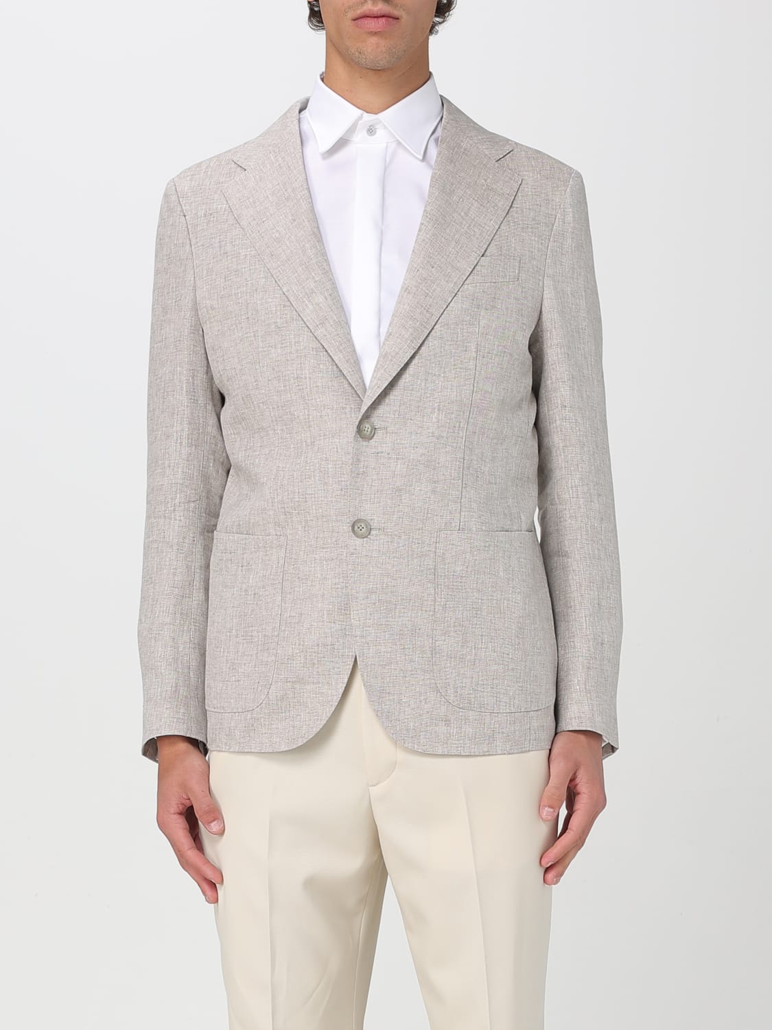 FAY JACKET: Blazer men Fay, Beige - Img 1
