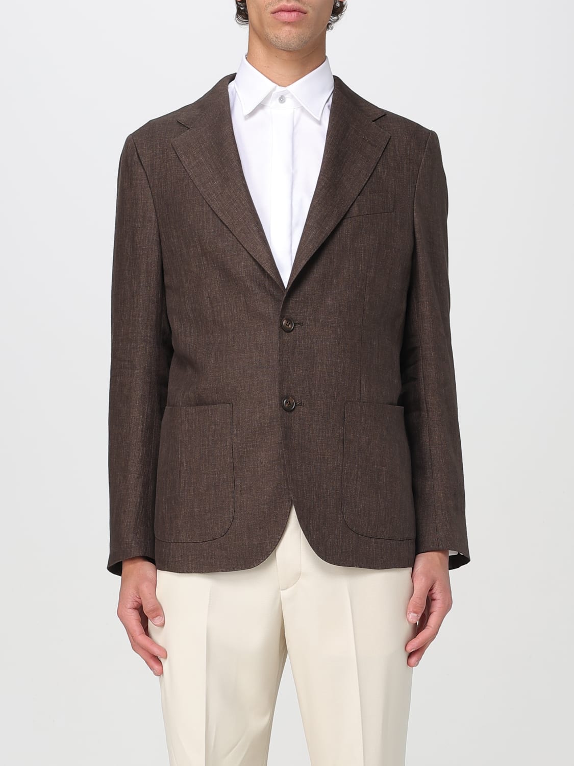 FAY JACKET: Blazer men Fay, Brown - Img 1
