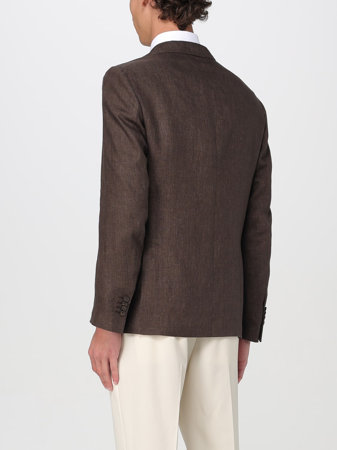 FAY JACKET: Blazer men Fay, Brown - Img 2