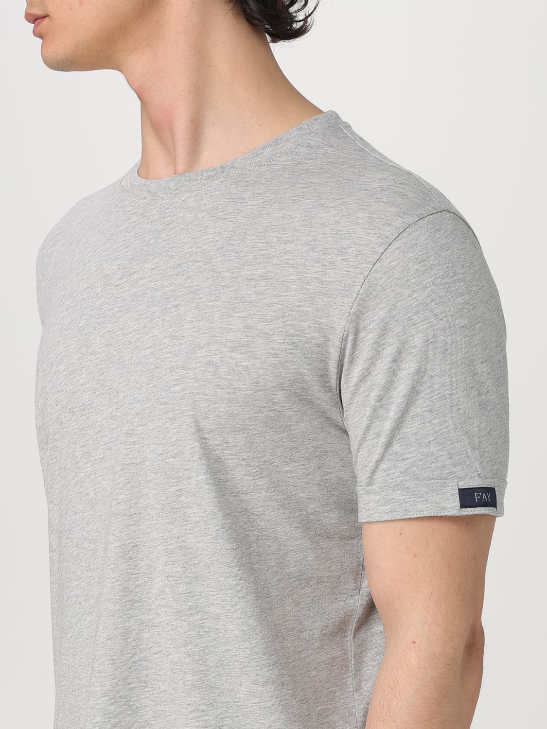 FAY T-SHIRT: T-shirt men Fay, Grey - Img 3