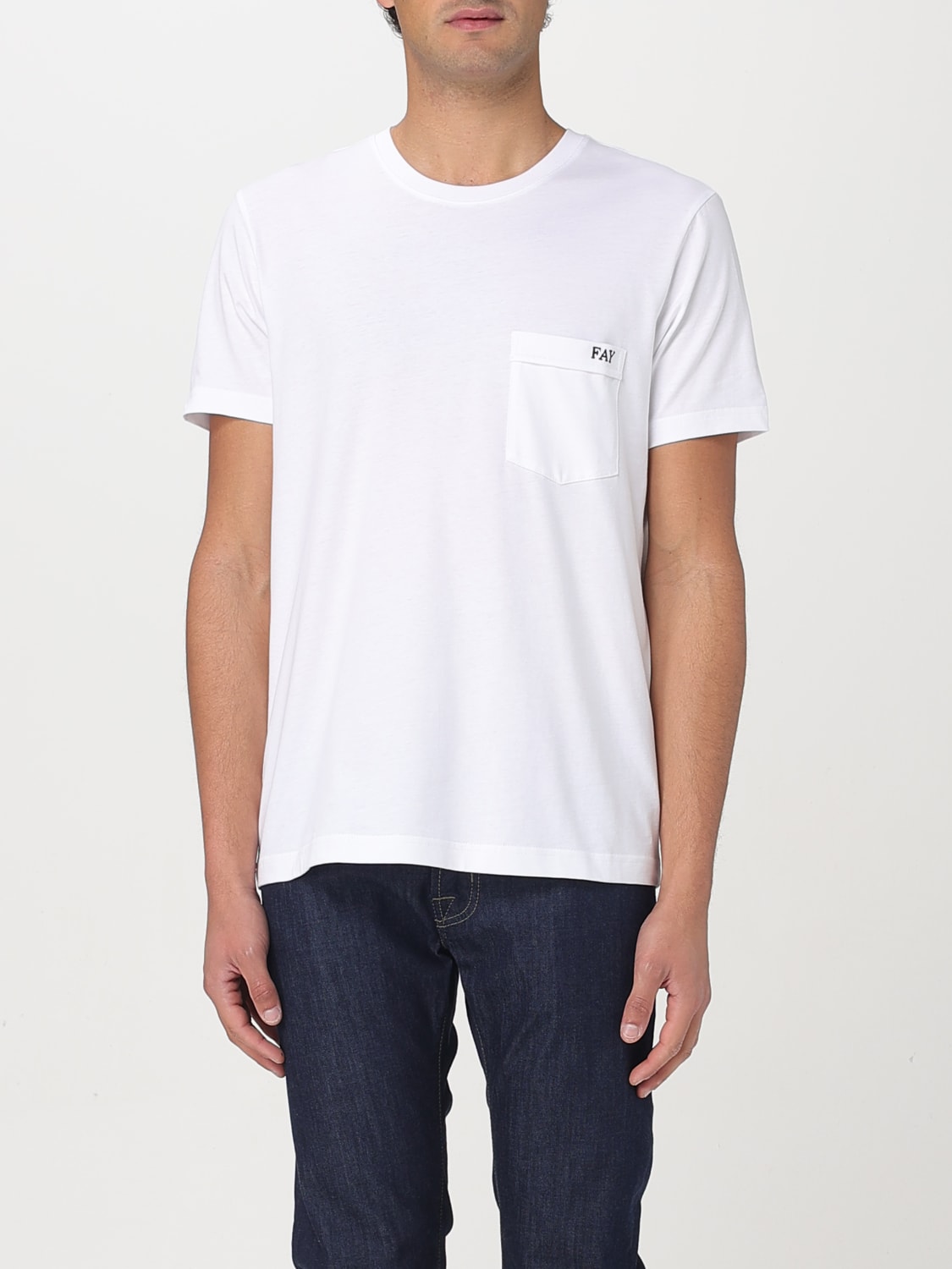 FAY T-SHIRT: T-shirt men Fay, White - Img 1