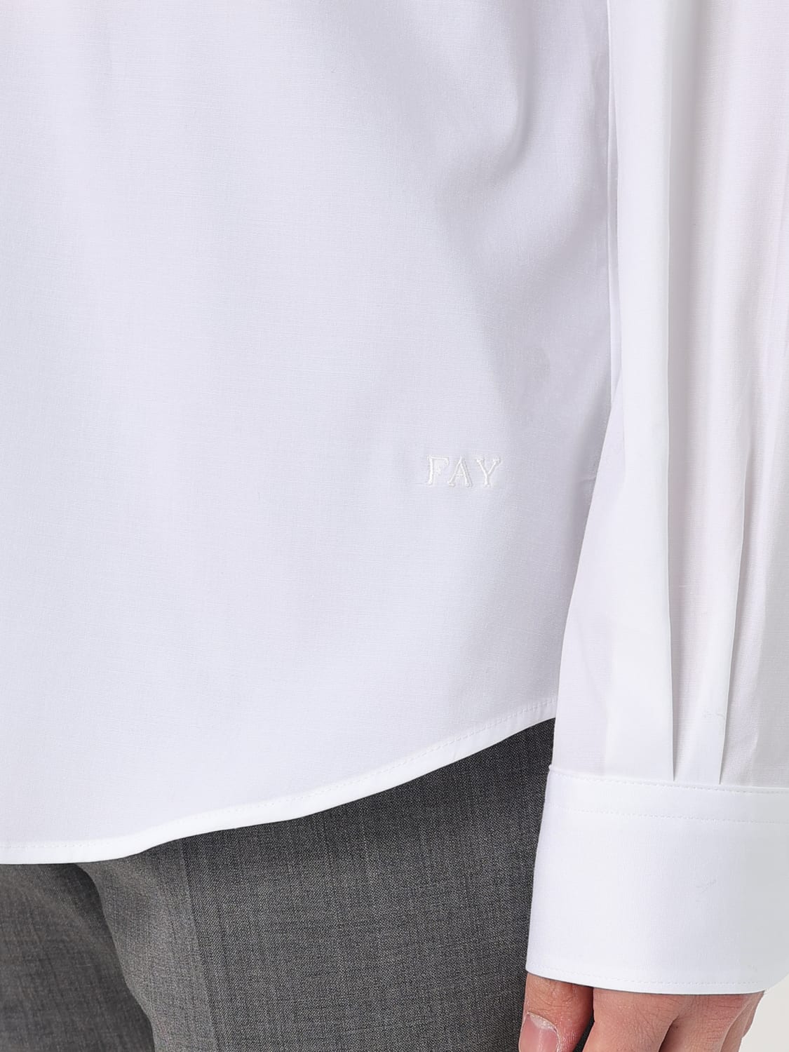 FAY SHIRT: Shirt men Fay, White - Img 3