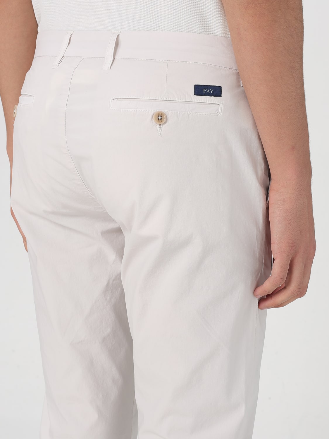 FAY PANTS: Pants men Fay, Mastic - Img 3