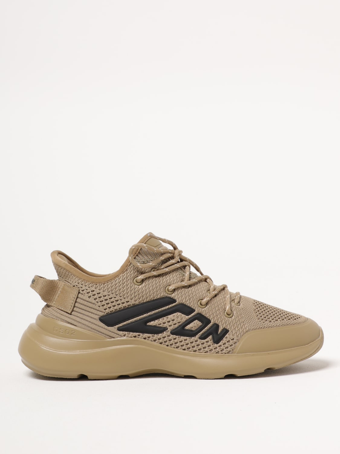DSQUARED2 SNEAKERS: Sneakers men Dsquared2, Kaki - Img 1