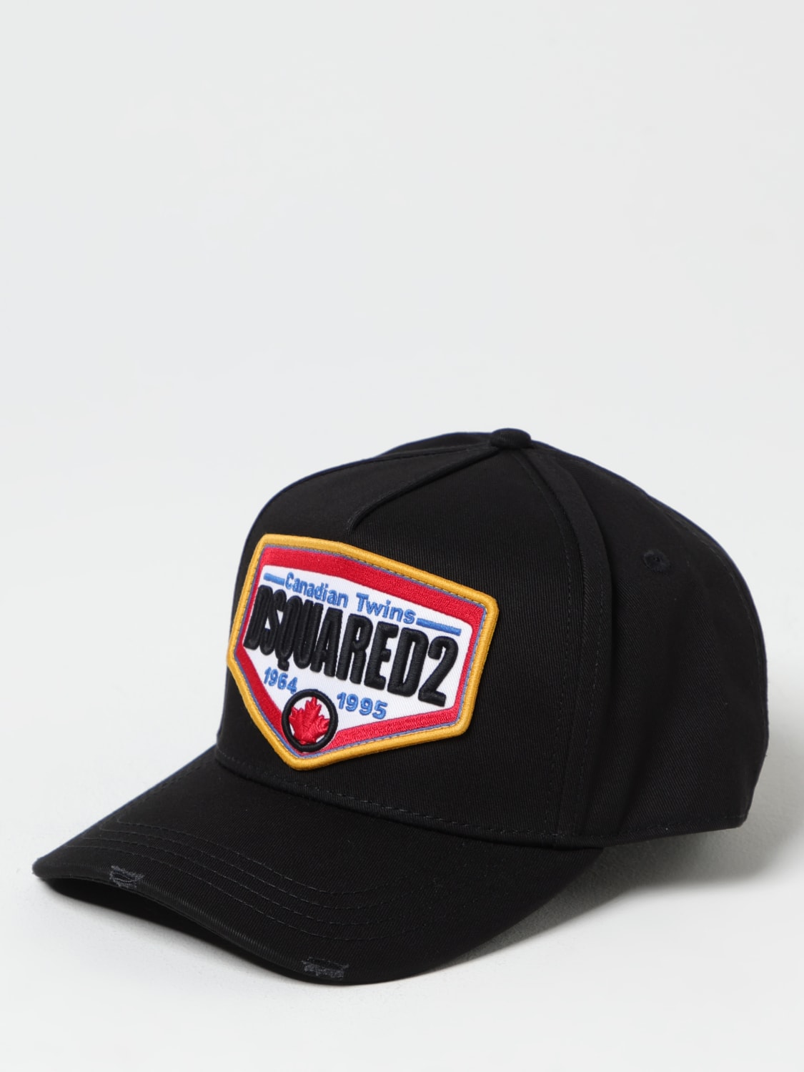 DSQUARED2 HAT: Hat men Dsquared2, Black - Img 1