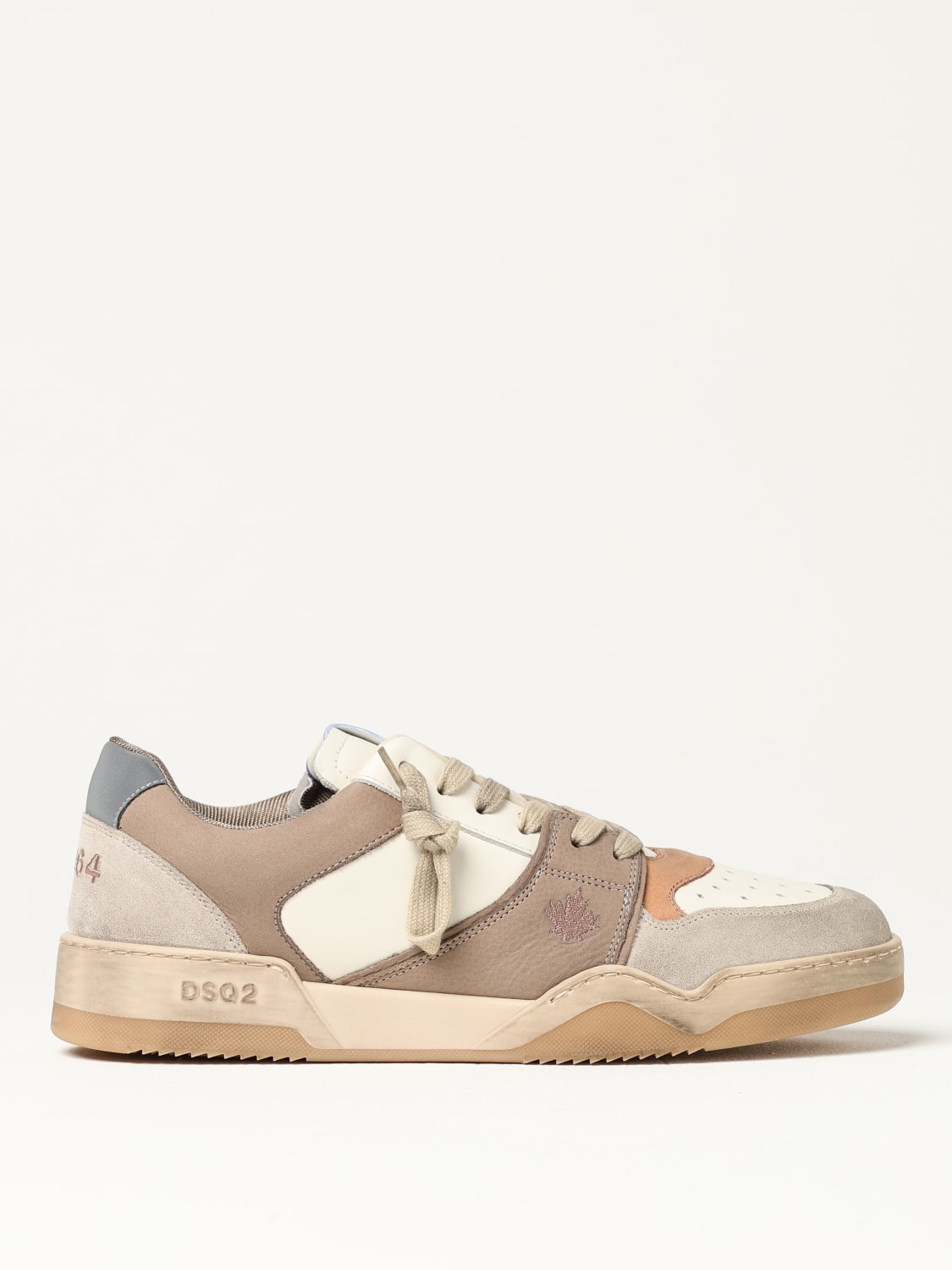 DSQUARED2 SNEAKERS: Sneakers men Dsquared2, Beige - Img 1