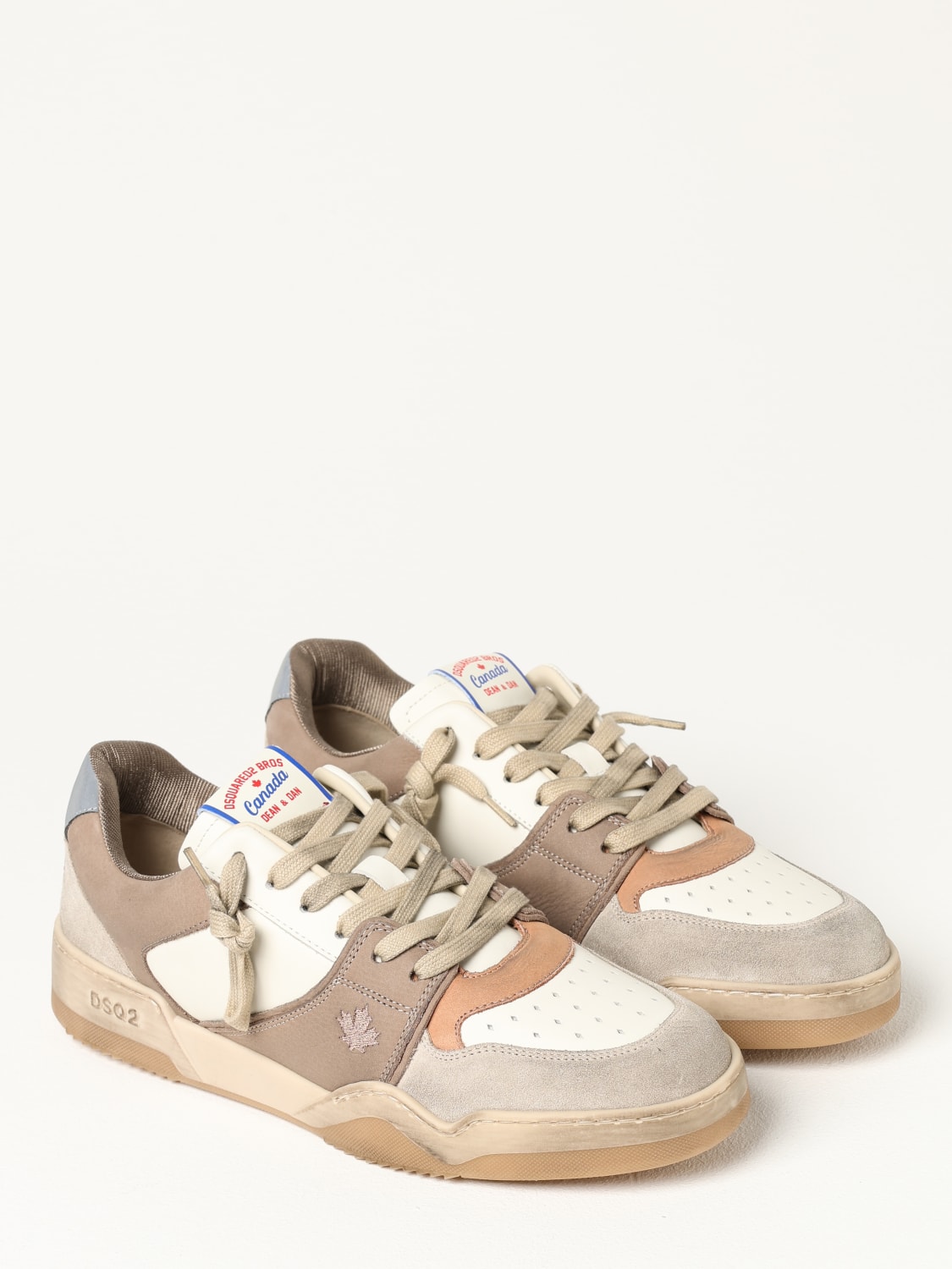 DSQUARED2 SNEAKERS: Sneakers men Dsquared2, Beige - Img 2