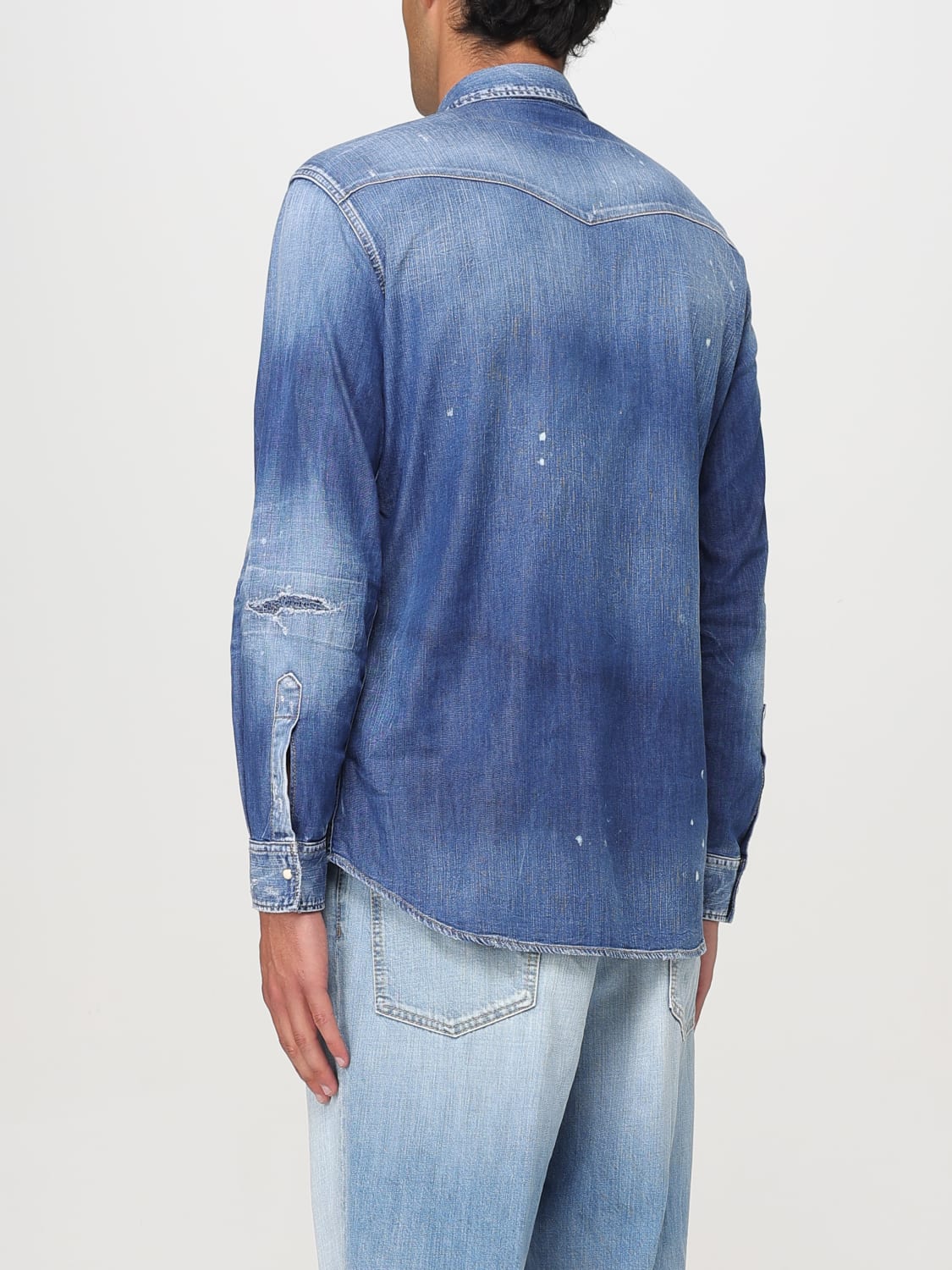 DSQUARED2 HEMD: Hemd herren Dsquared2, Denim - Img 3