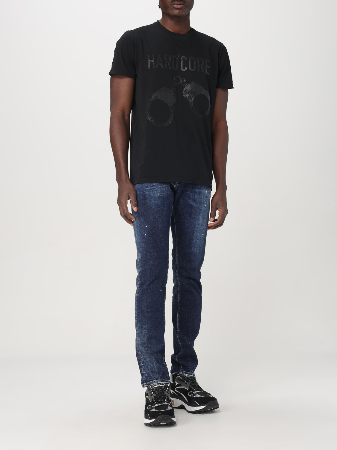DSQUARED2 CAMISETA: Camiseta hombre Dsquared2, Negro - Img 2