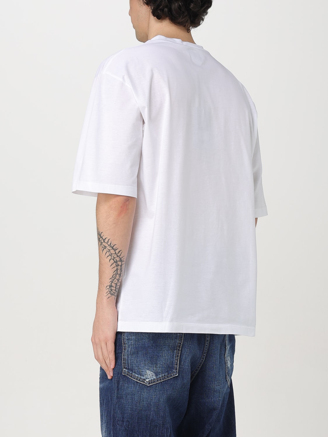 DSQUARED2 T-SHIRT: T-shirt in cotone con maxi logo Dsquared2, Bianco - Img 3