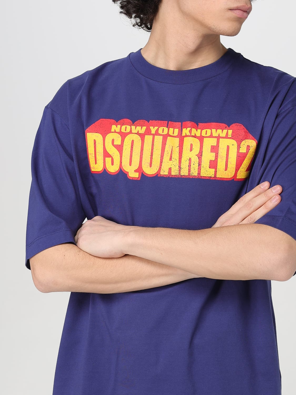 Tシャツ・カットソー DSQUARED2 Men T-shirt Blue S71GD1553S23009 458 DSQUARED2 Men T-shirt Blue S71GD1553S23009 458 (D SQUARED2/T