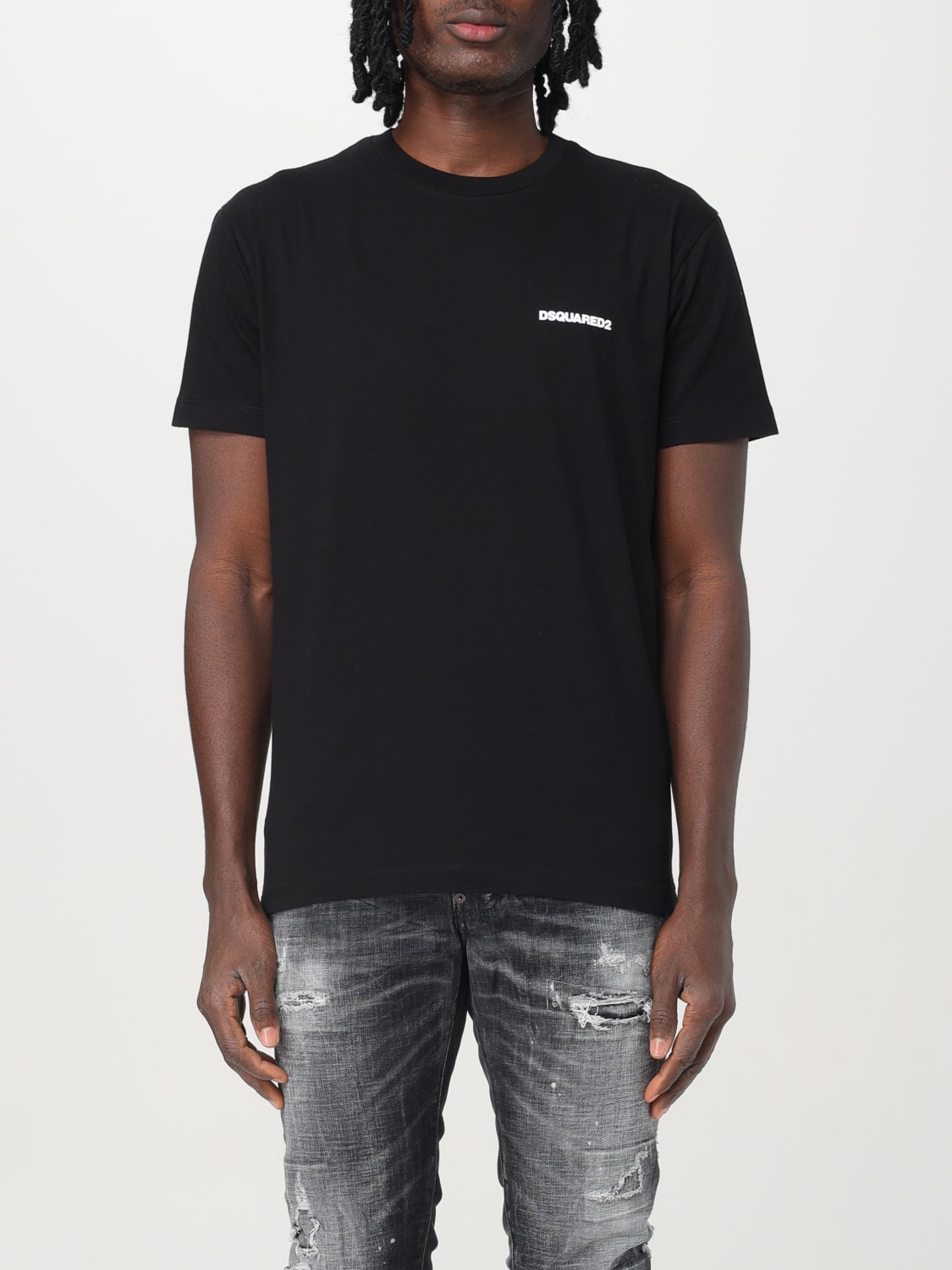 Tシャツ・カットソー DSQUARED2 Men T-shirt Black S74GD1338D20020 900 DSQUARED2: T-shirt men - Black | Dsquared2 t-shirt