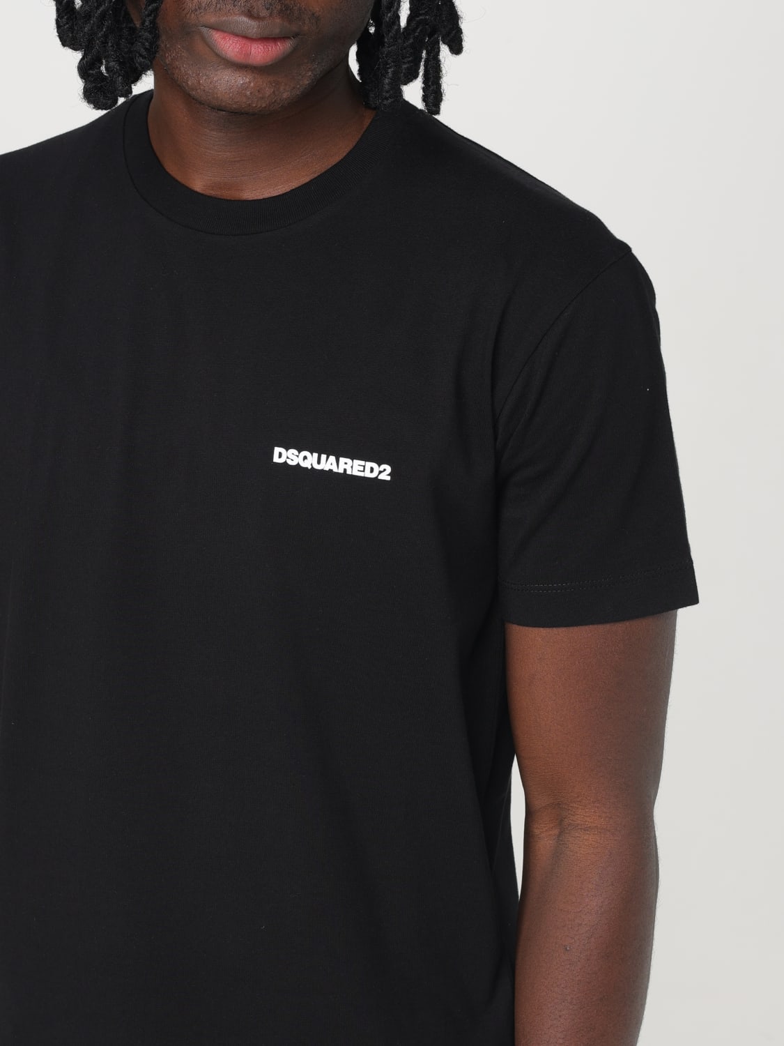 Tシャツ・カットソー DSQUARED2 Men T-shirt Black S74GD1338D20020 900 DSQUARED2: T-shirt men - Black | Dsquared2 t-shirt