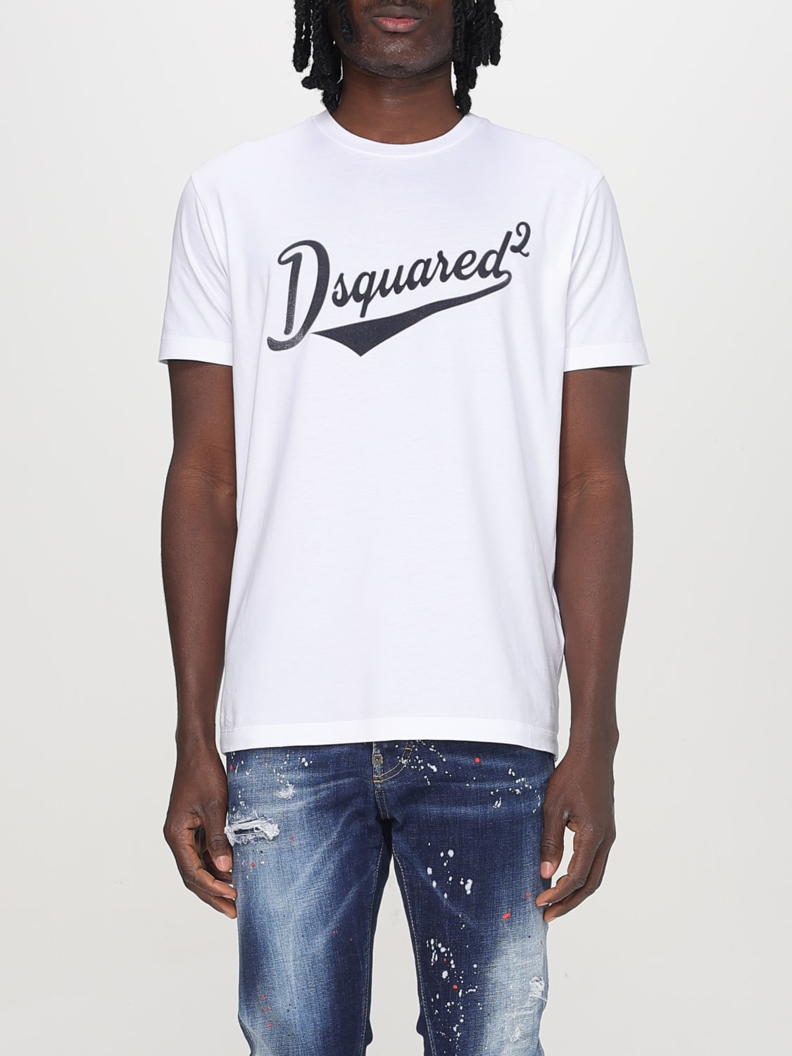 DSQUARED2 T-SHIRT: T-shirt Dsquared2 in cotone , Bianco - Img 1