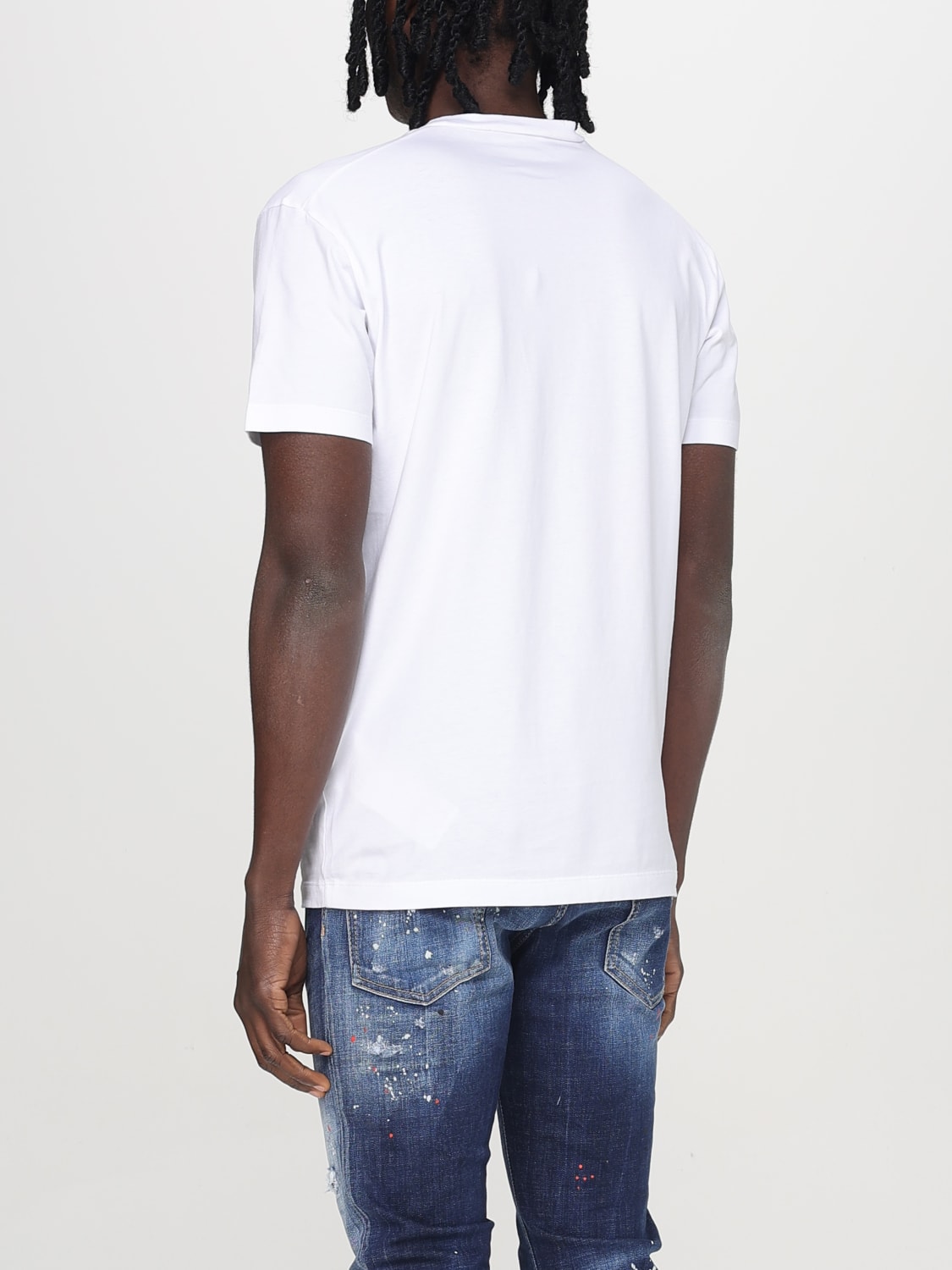 DSQUARED2 T-SHIRT: T-shirt Dsquared2 in cotone , Bianco - Img 2