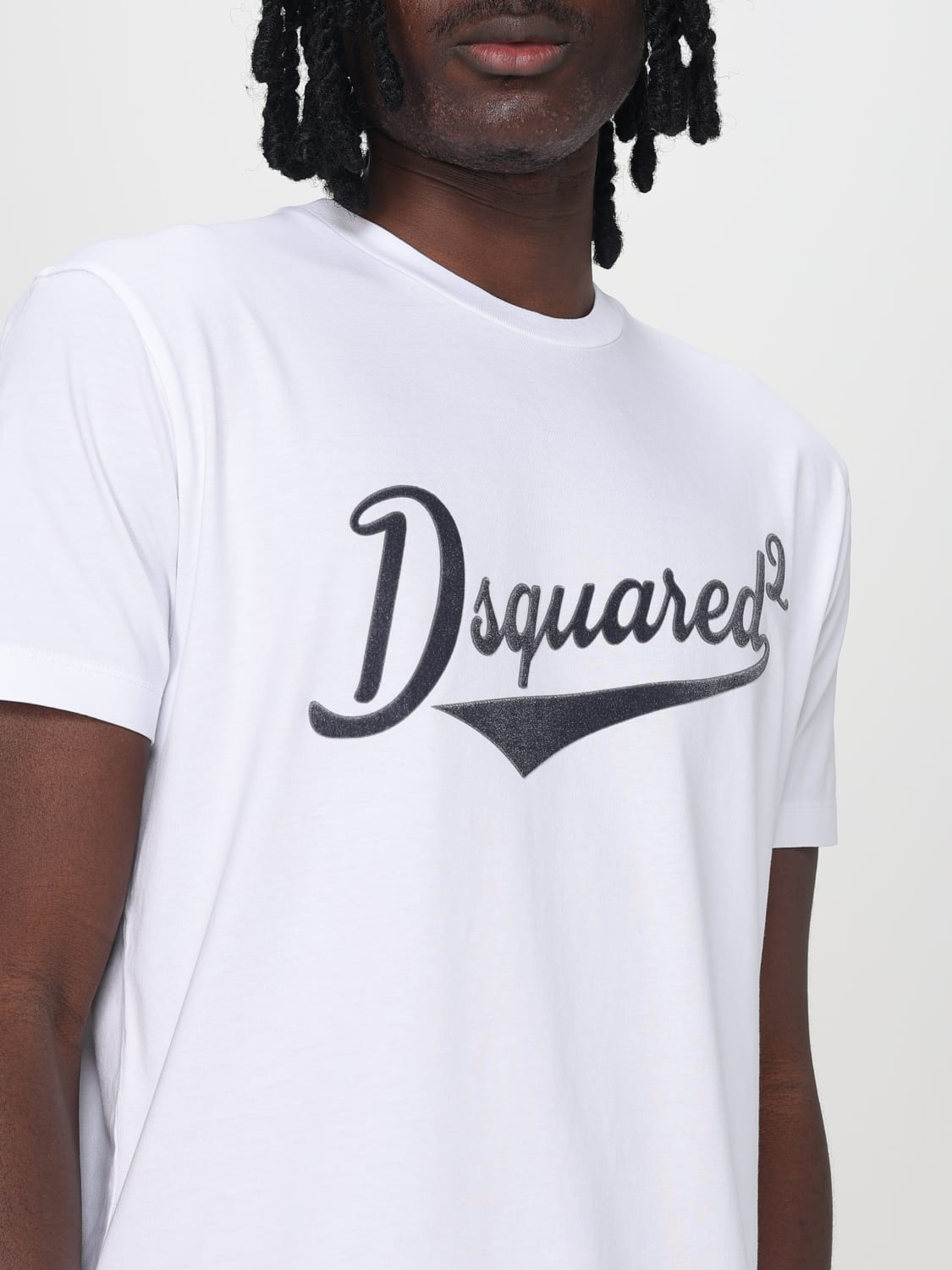 DSQUARED2 T-SHIRT: T-shirt Dsquared2 in cotone , Bianco - Img 3