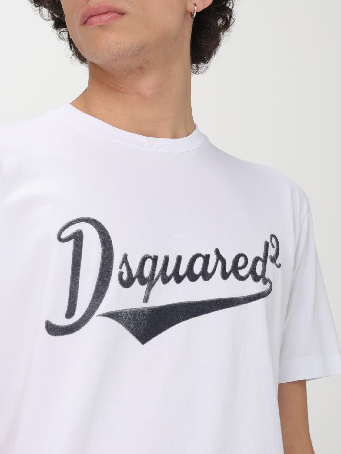 DSQUARED2 T-SHIRT: T-shirt Dsquared2 in cotone , Bianco - Img 4
