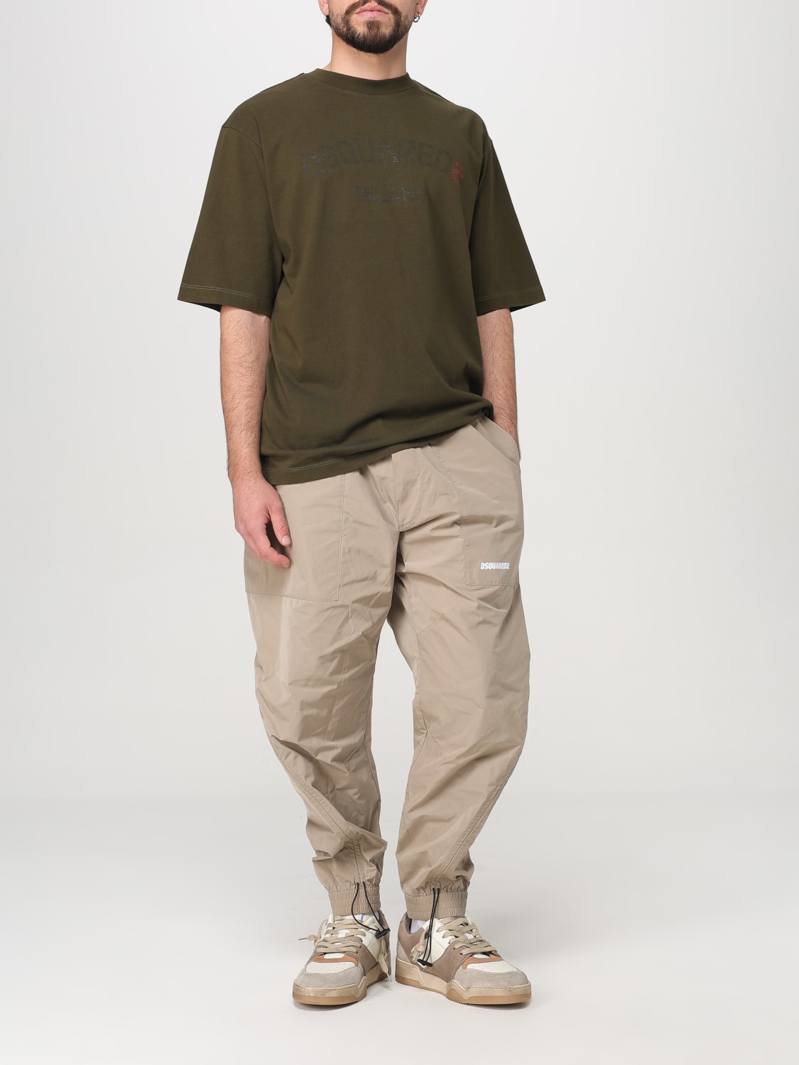 Tシャツ・カットソー DSQUARED2 Men T-shirt Military S74GD1399D20020 728 DSQUARED2: T-shirt men - Military | Dsquared2 t-shirt