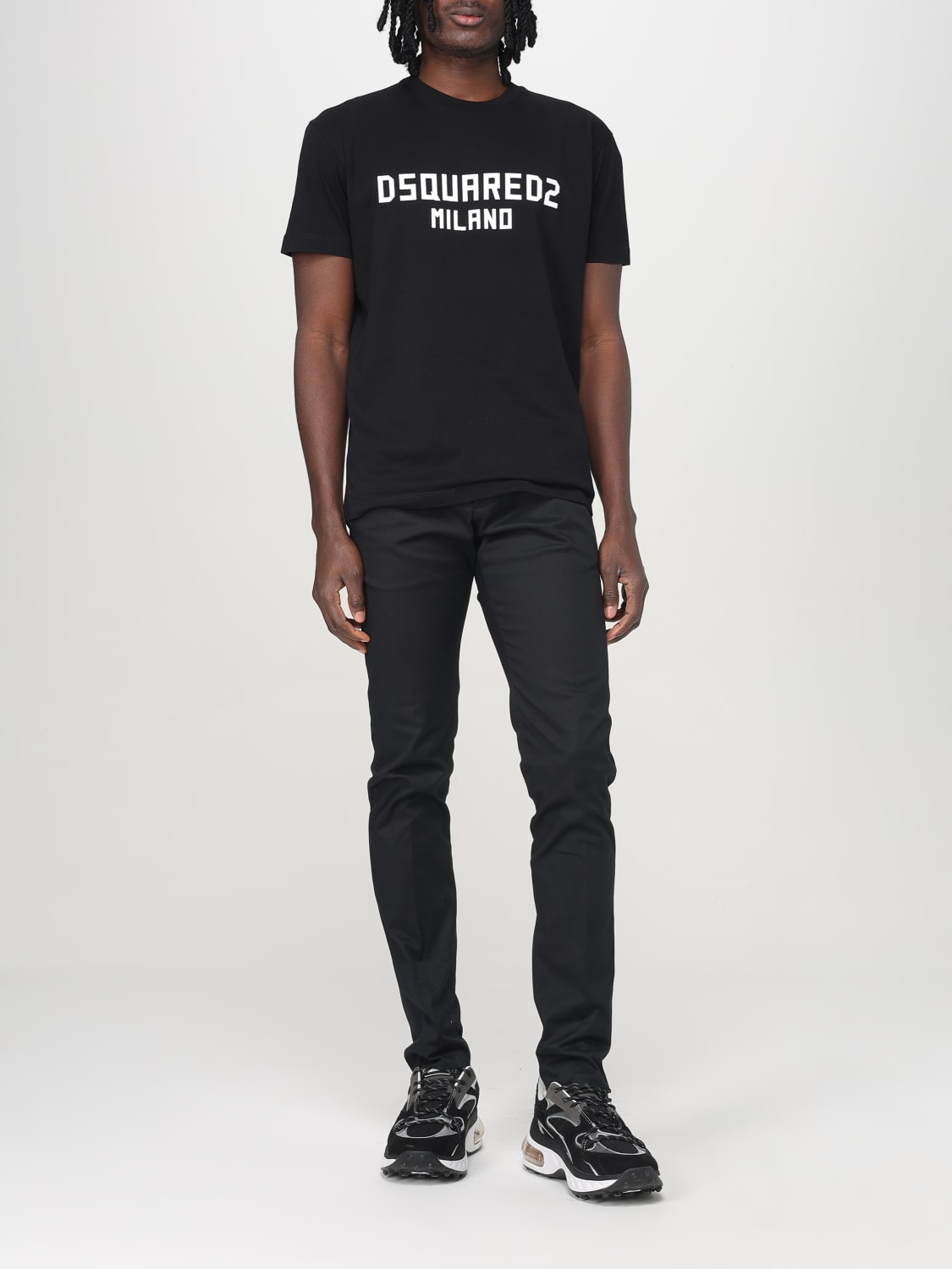 DSQUARED2 CAMISETA: Camiseta hombre Dsquared2, Negro - Img 2