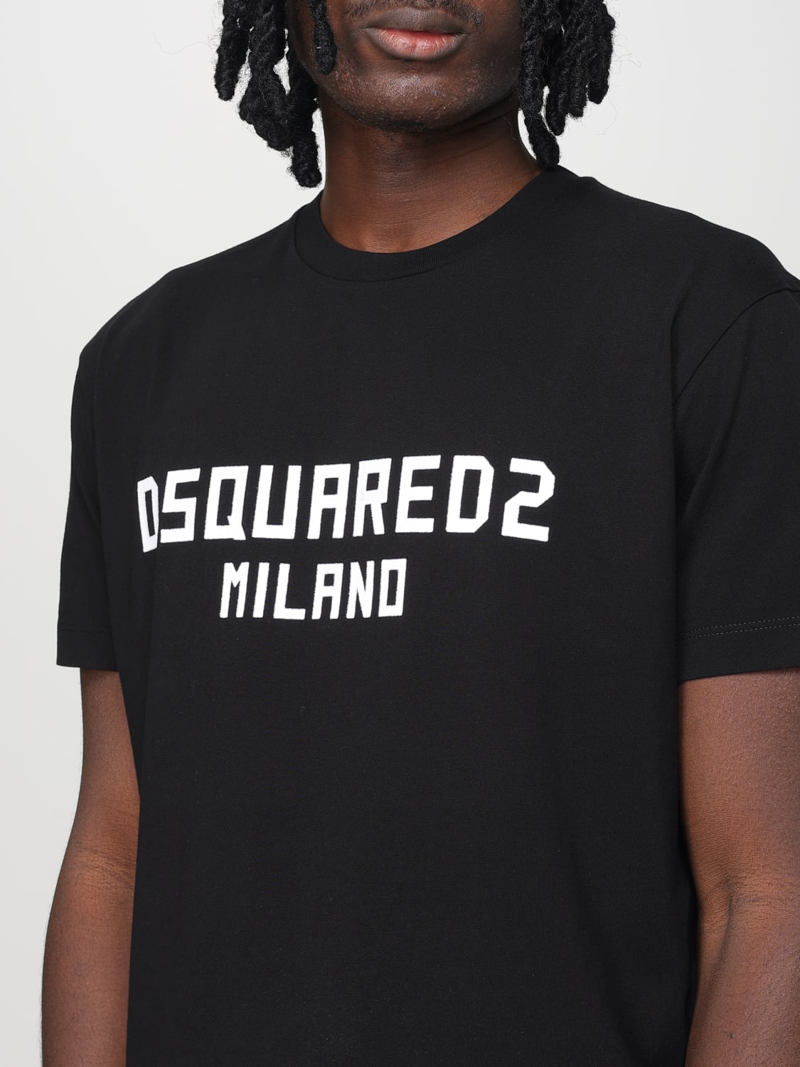 DSQUARED2 CAMISETA: Camiseta hombre Dsquared2, Negro - Img 4