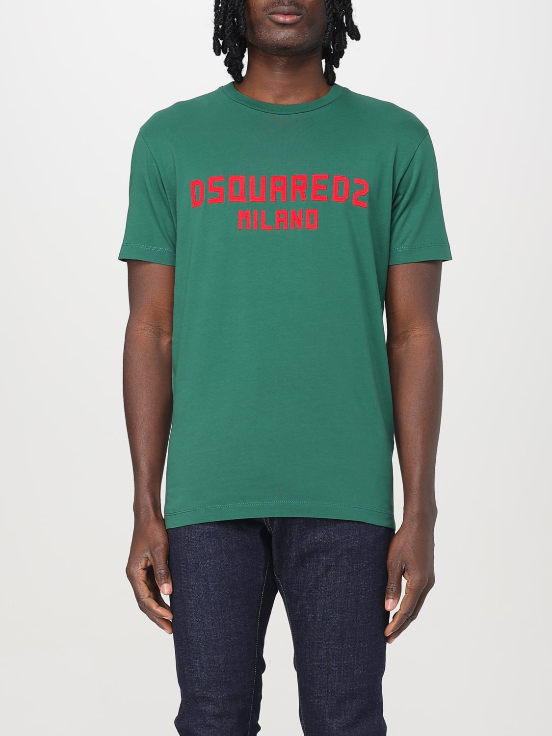 DSQUARED2 CAMISETA: Camiseta hombre Dsquared2, Verde - Img 1