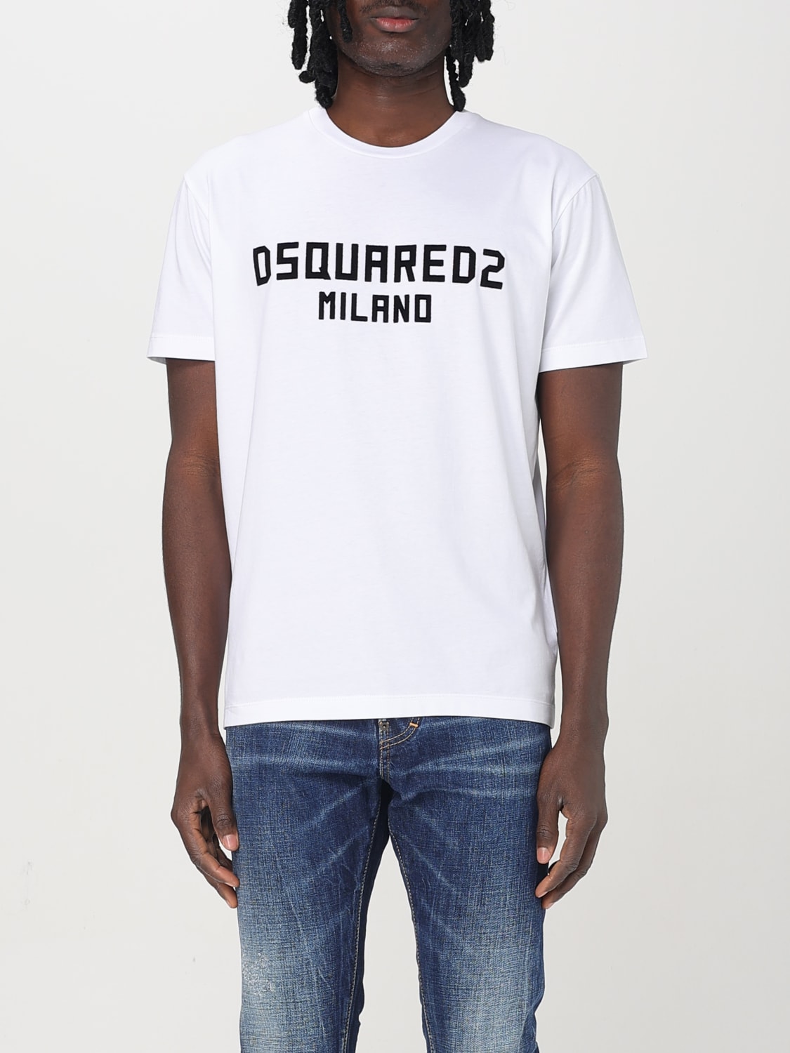 DSQUARED2：Tシャツ メンズ - ホワイト 1 | GIGLIO.COM