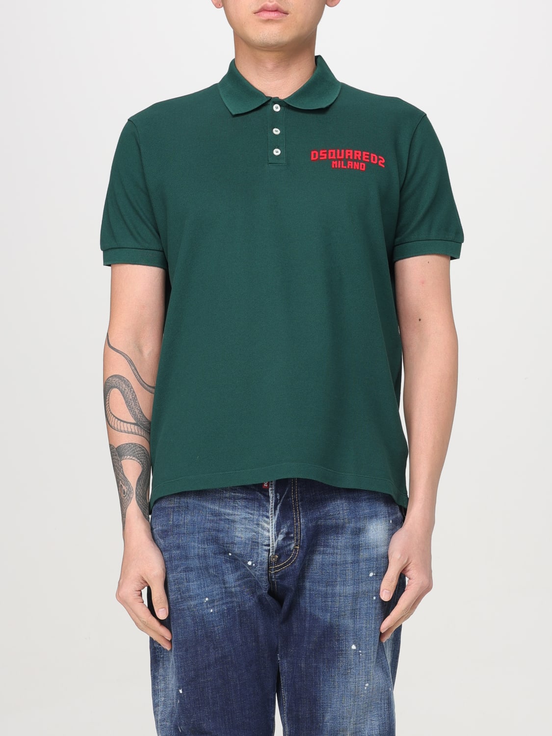DSQUARED2 POLO: Polo hombre Dsquared2, Verde - Img 1