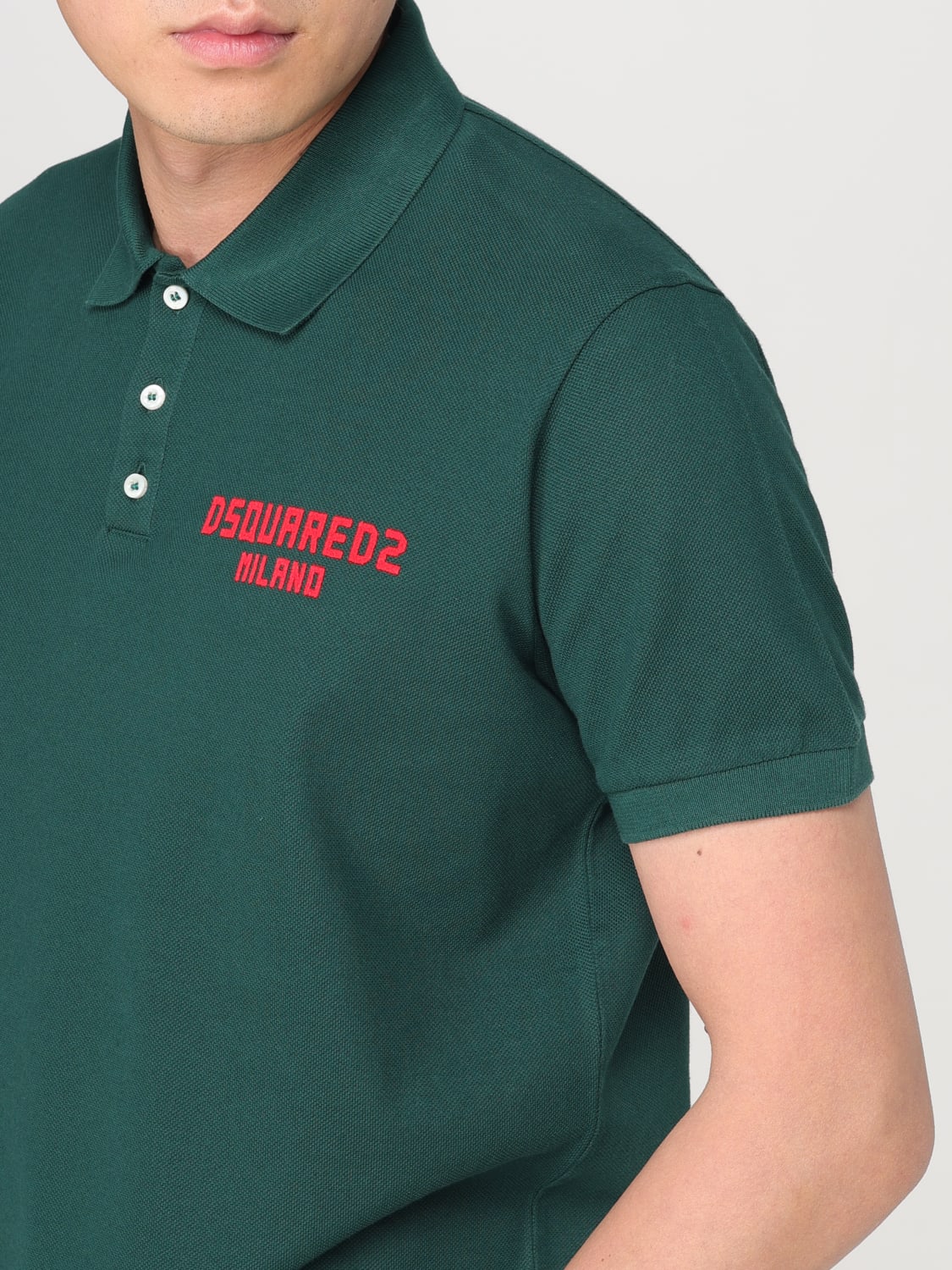 DSQUARED2 POLO: Polo hombre Dsquared2, Verde - Img 4