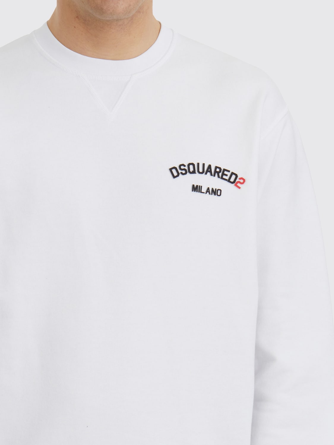 DSQUARED2 SWEATSHIRT: Sweater men Dsquared2, White - Img 4