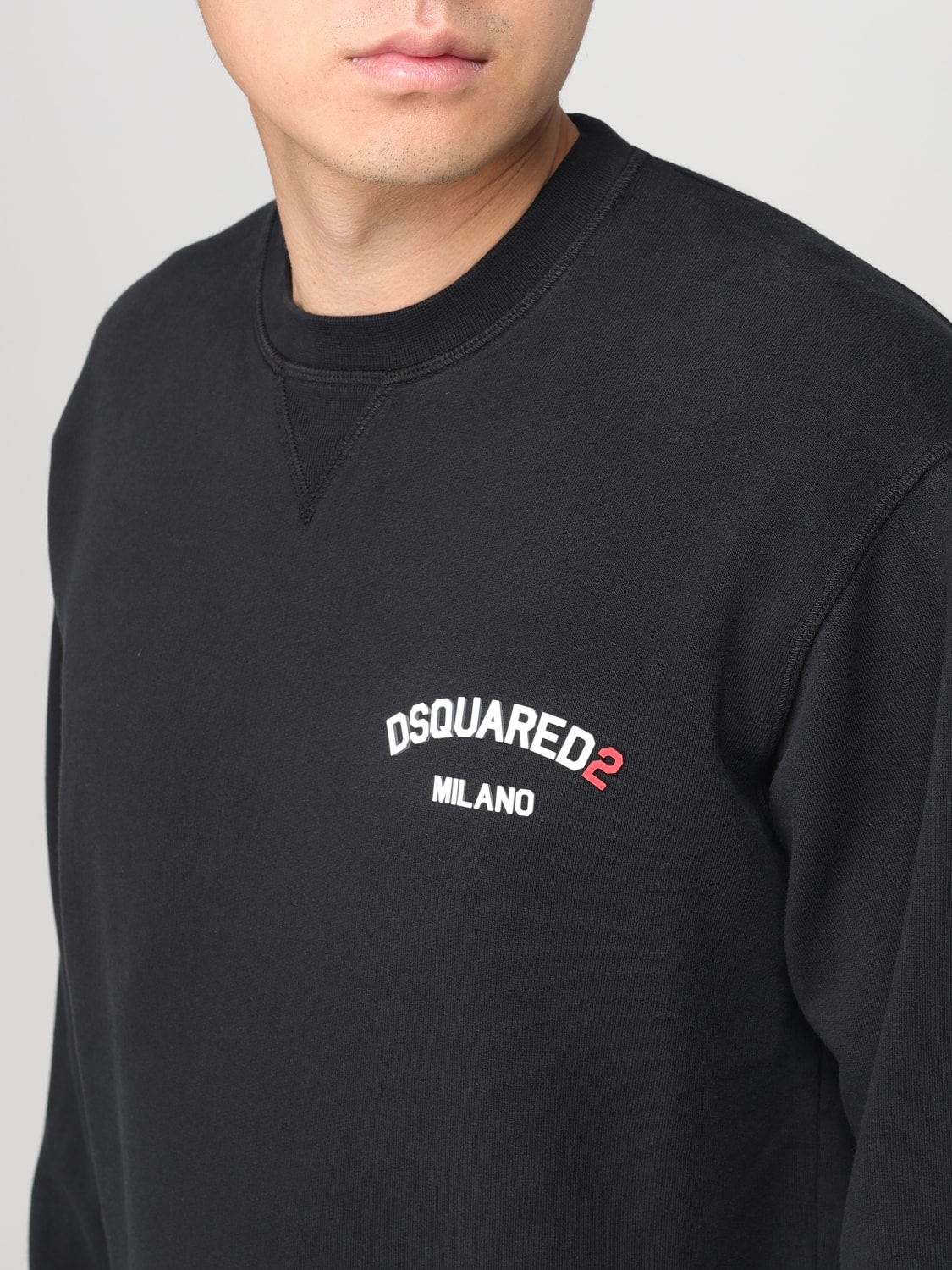 DSQUARED2 SWEATSHIRT: Sweater men Dsquared2, Black - Img 4