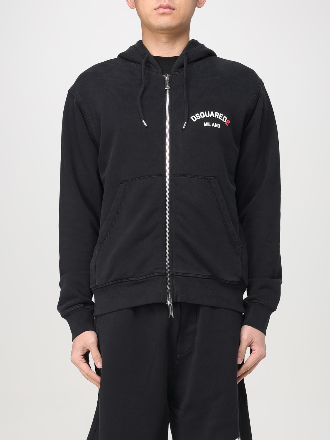 DSQUARED2 SWEATSHIRT: Sweatshirt men Dsquared2, Black - Img 1