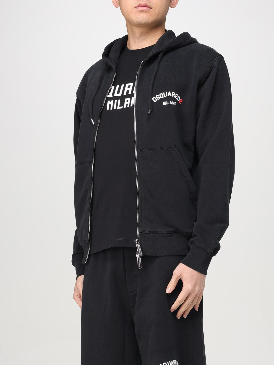 DSQUARED2 SWEATSHIRT: Sweatshirt men Dsquared2, Black - Img 4