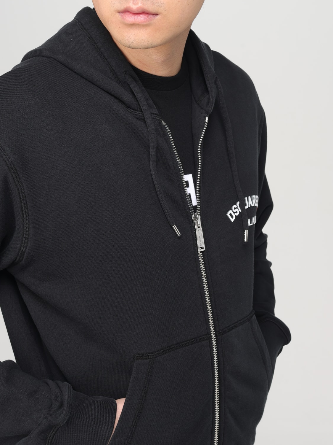 DSQUARED2 SWEATSHIRT: Sweatshirt men Dsquared2, Black - Img 5