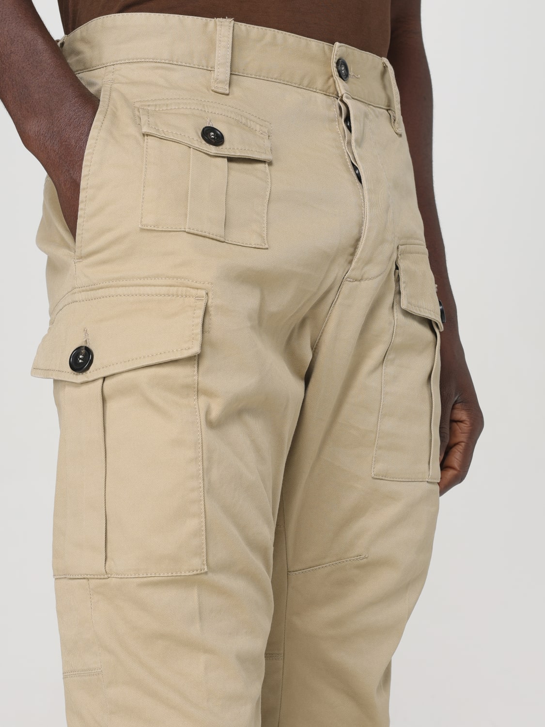 DSQUARED2 HOSE: Hose herren Dsquared2, Beige - Img 3
