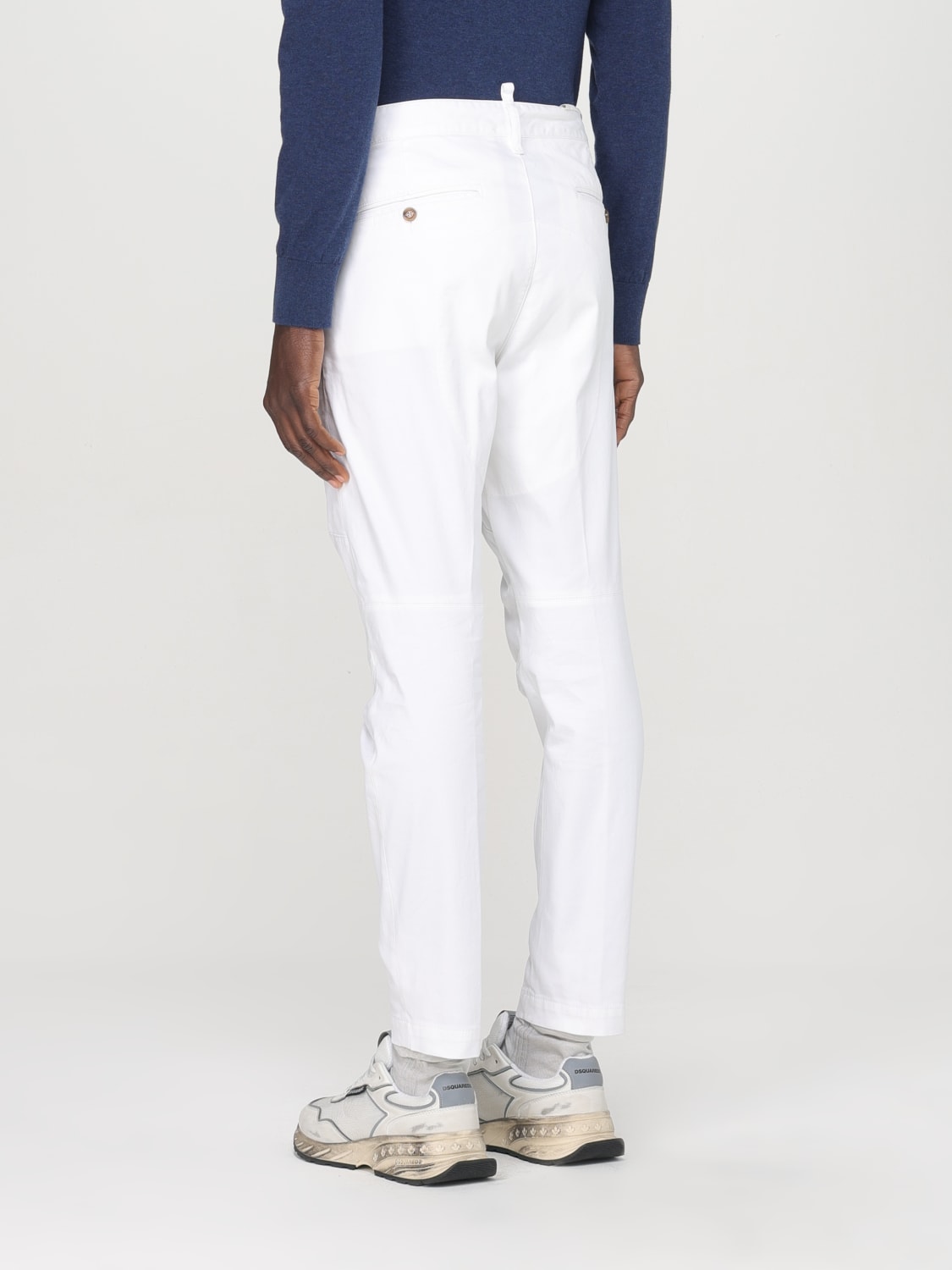 DSQUARED2 PANTS: Pants men Dsquared2, White - Img 2