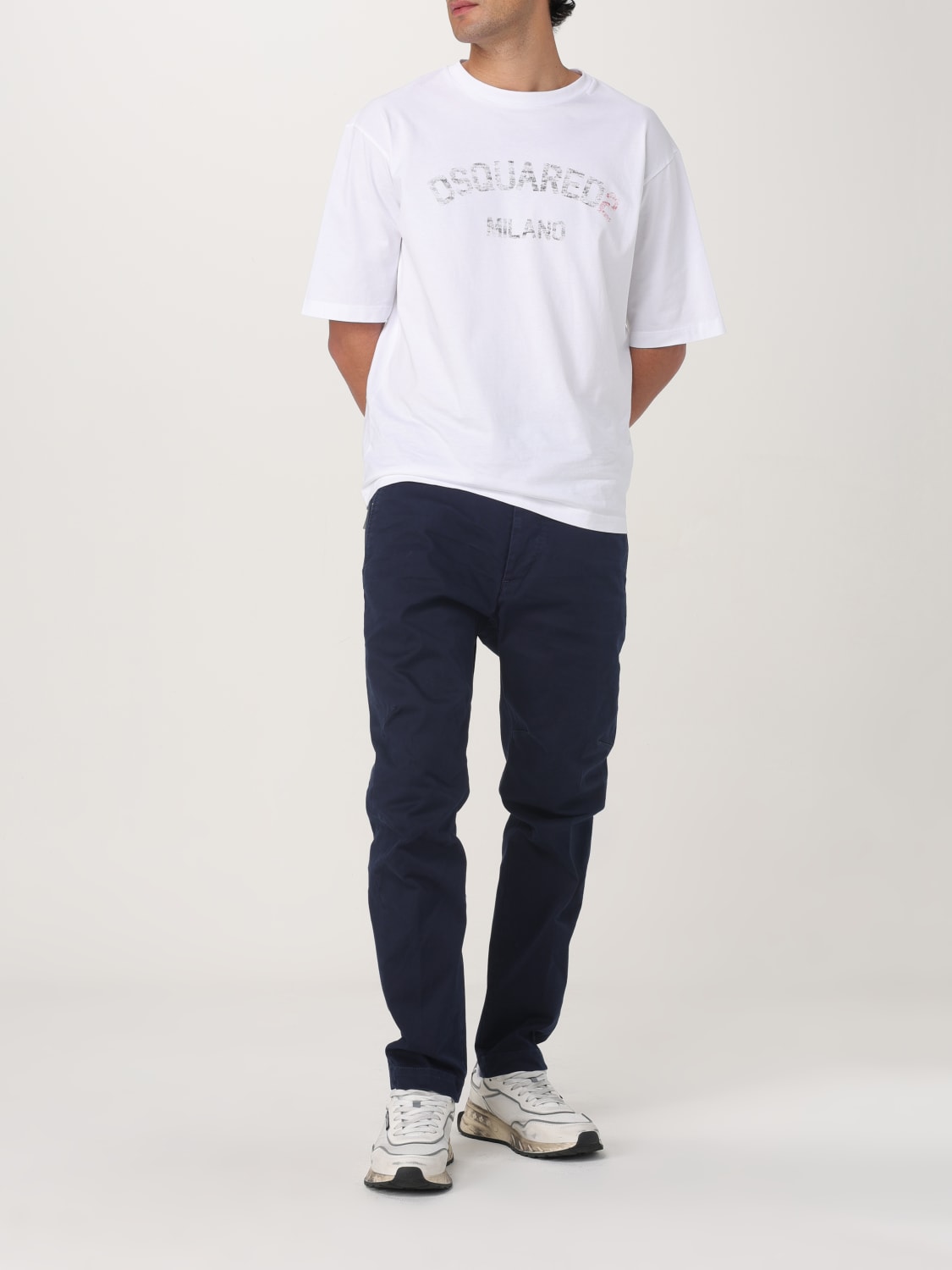 DSQUARED2 PANTS: Pants men Dsquared2, Navy - Img 2