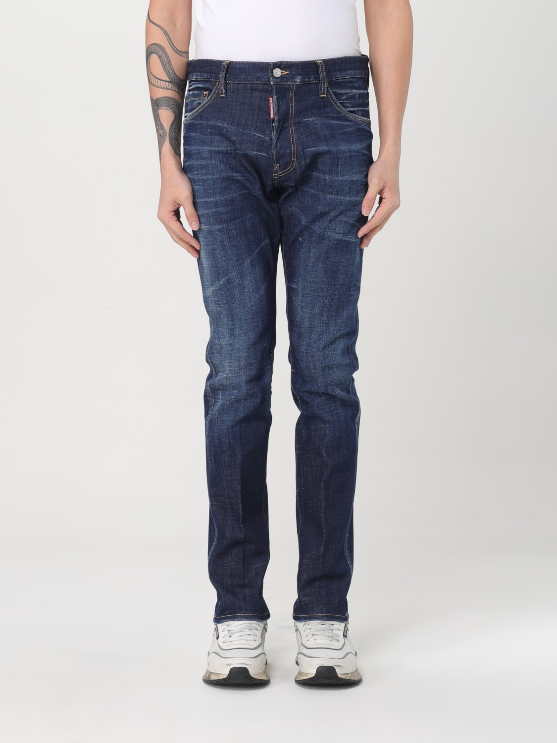 DSQUARED2 JEANS: Jeans homme Dsquared2, Denim - Img 1