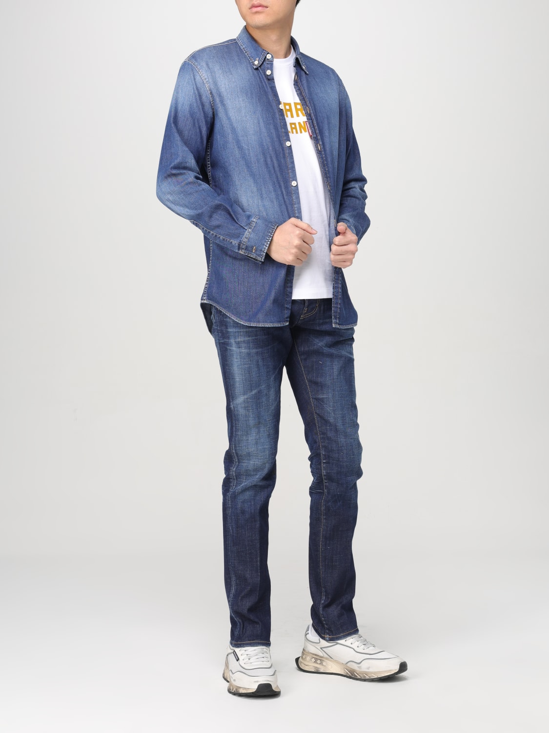 DSQUARED2 JEANS: Jeans homme Dsquared2, Denim - Img 2