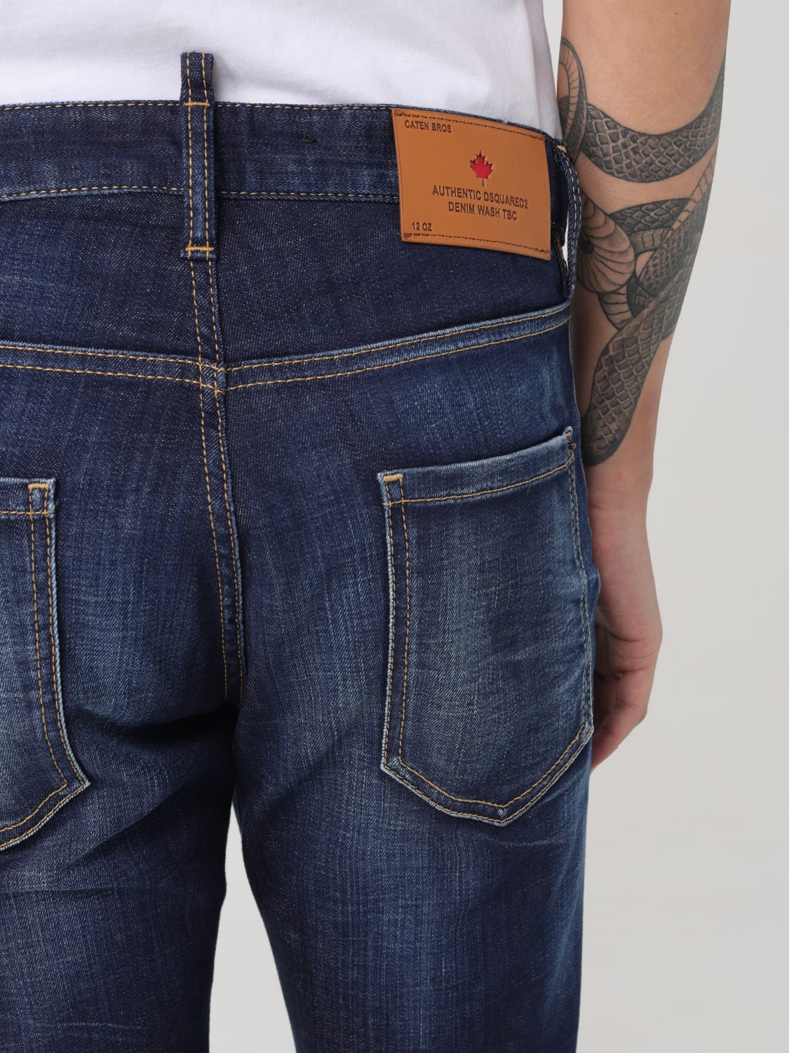 DSQUARED2 JEANS: Jeans homme Dsquared2, Denim - Img 4