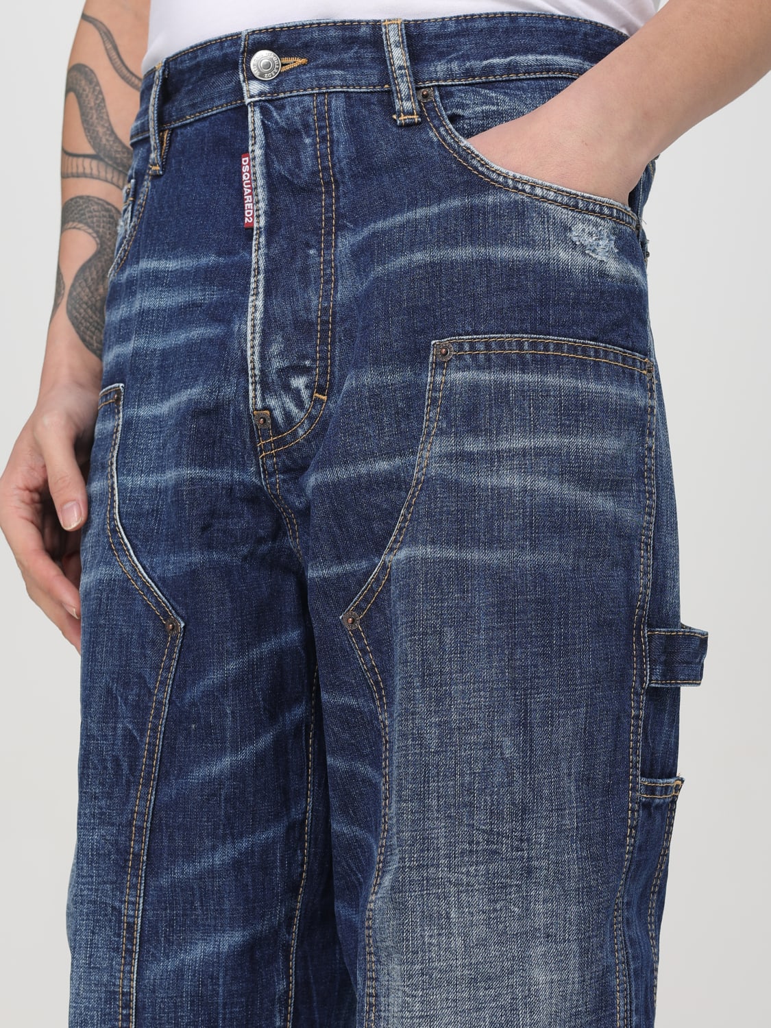 DSQUARED2 JEANS: Jeans hombre Dsquared2, Denim - Img 3
