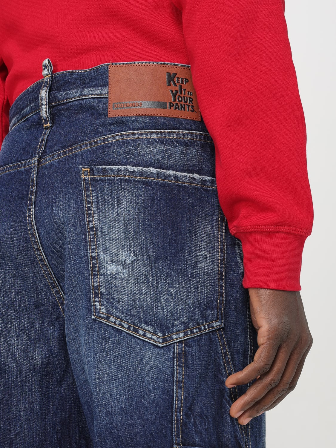 DSQUARED2 JEANS: Jeans hombre Dsquared2, Denim - Img 4