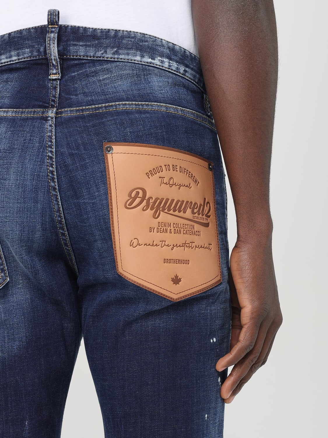 DSQUARED2 JEANS: Jeans hombre Dsquared2, Denim - Img 3