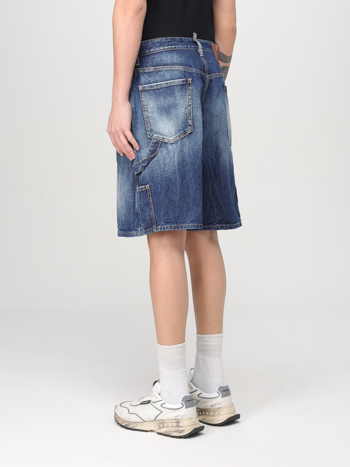 DSQUARED2 SHORTS: Jeans men Dsquared2, Denim - Img 3
