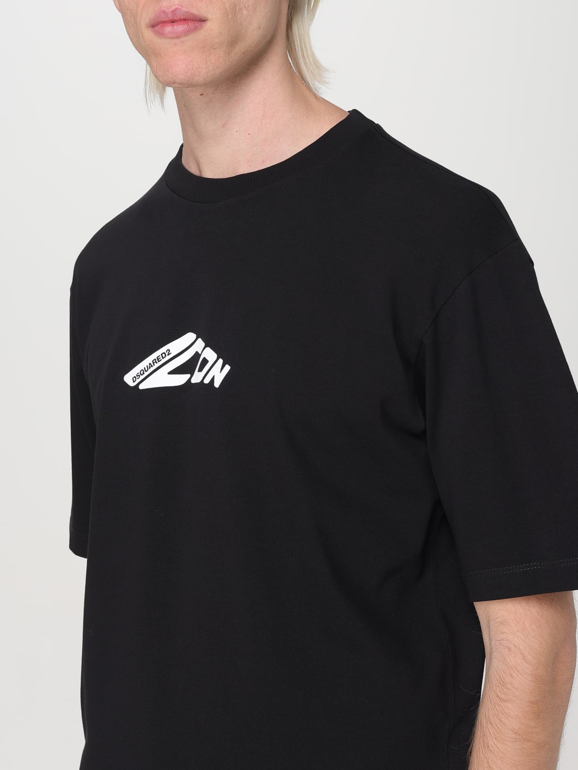 DSQUARED2 CAMISETA: Camiseta hombre Dsquared2, Negro - Img 4
