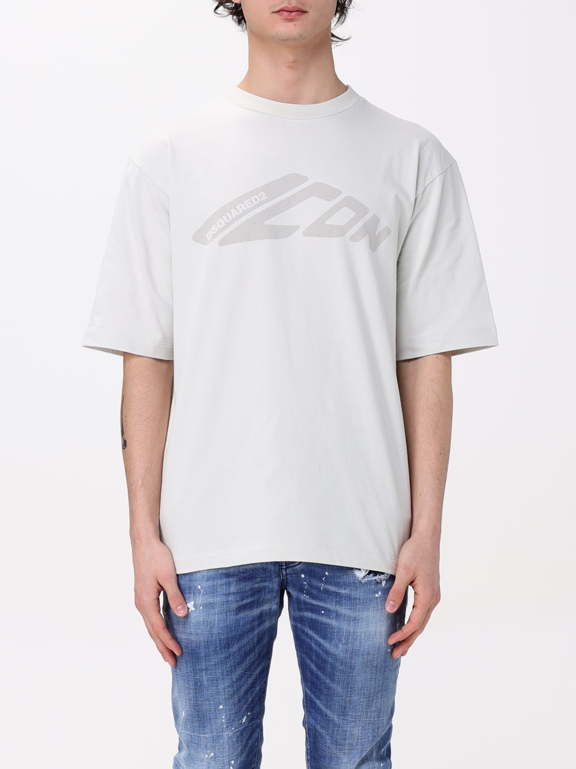 Tシャツ・カットソー DSQUARED2 Men T-shirt White S79GC0107S24583 729 DSQUARED2:Tシャツ メンズ - ホワイト | GIGLIO.COMオンライン