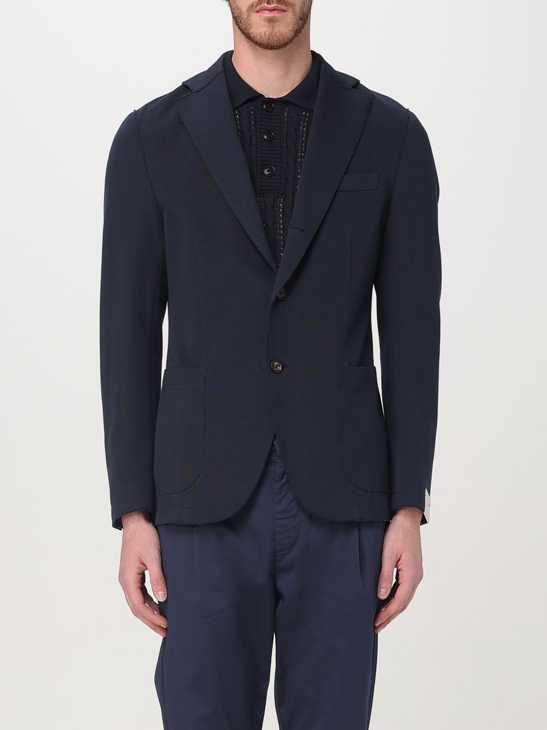 ELEVENTY JACKET: Blazer men Eleventy, Blue - Img 1