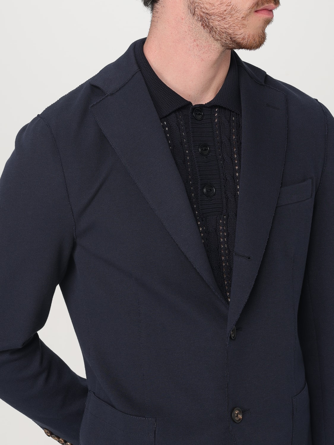 ELEVENTY JACKET: Blazer men Eleventy, Blue - Img 5