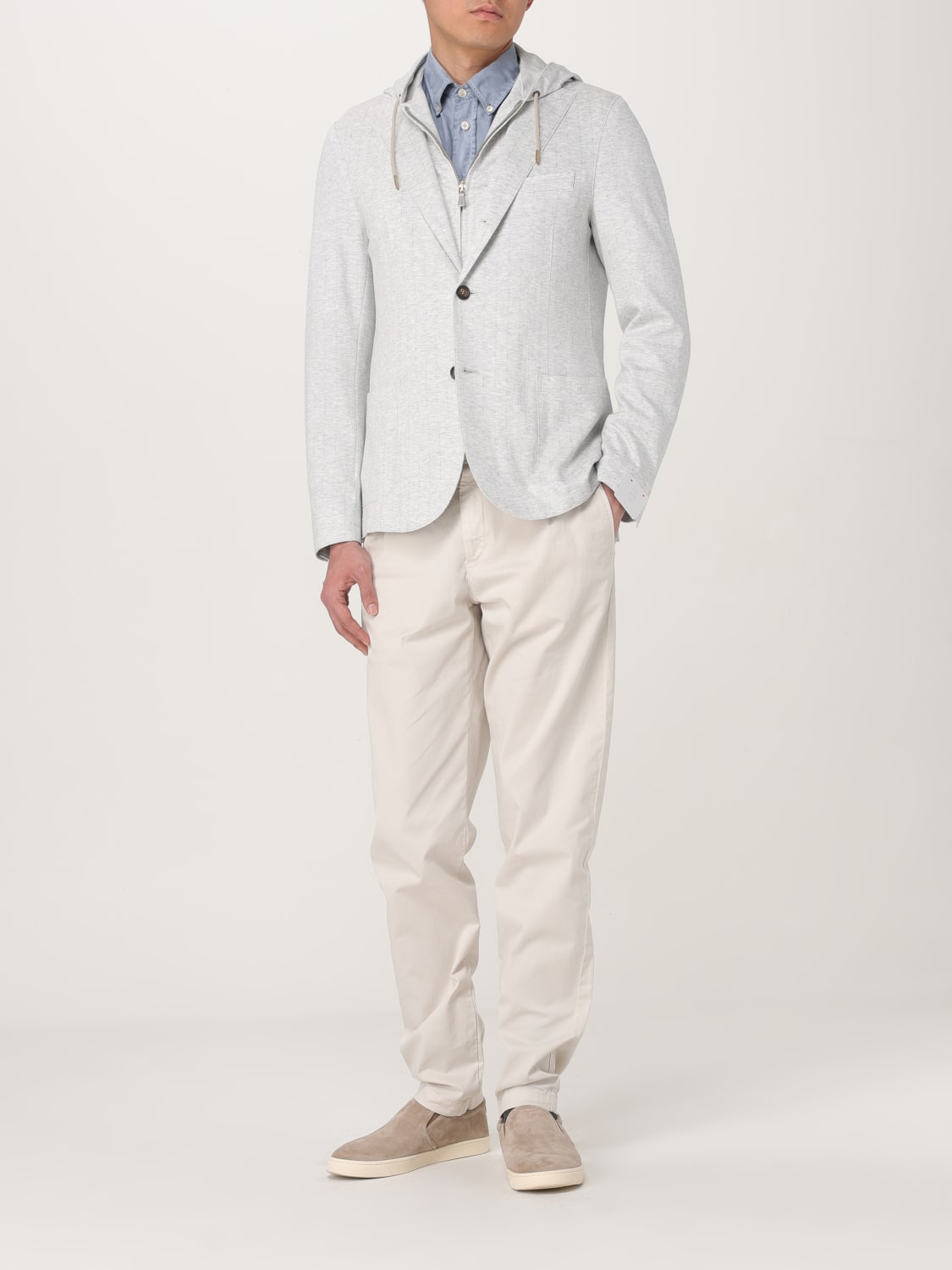 ELEVENTY SHIRT: Shirt men Eleventy, Gnawed Blue - Img 2